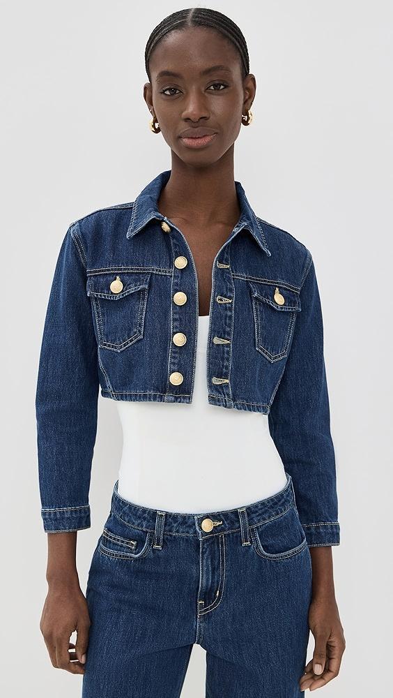 L'AGENCE Genevie Crop Jacket | Shopbop Product Image