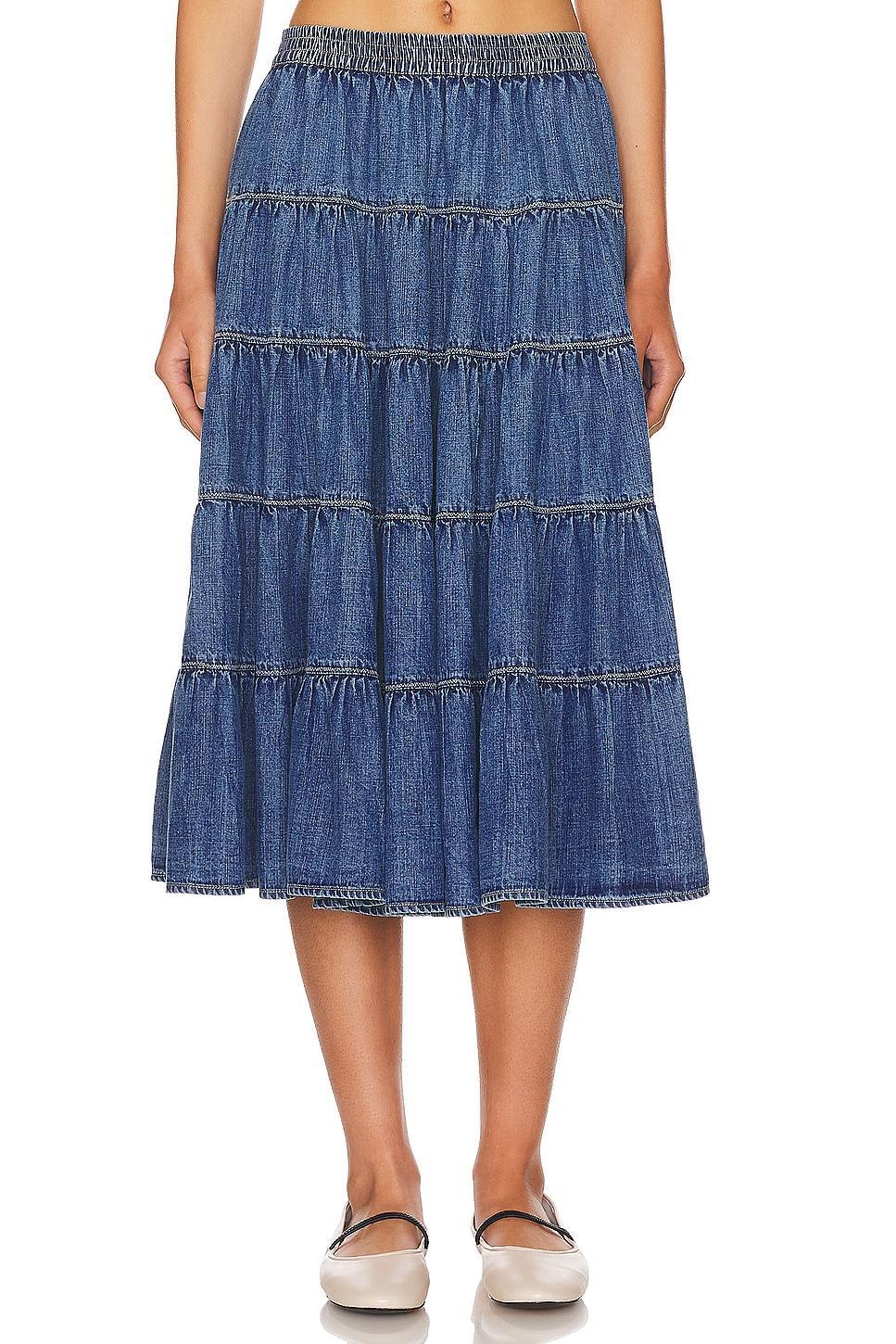 Full Swing Chambray Midi Free People Product Image