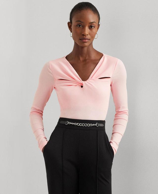 Lauren Ralph Lauren Womens Twisted Cutout Top Product Image