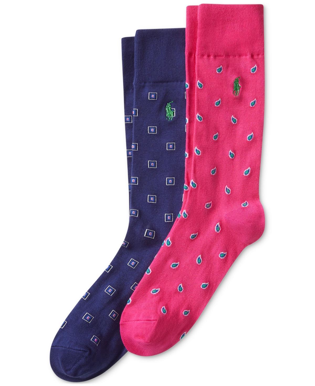 Polo Ralph Lauren Mens 2-Pk. Foulard Slack Socks Product Image