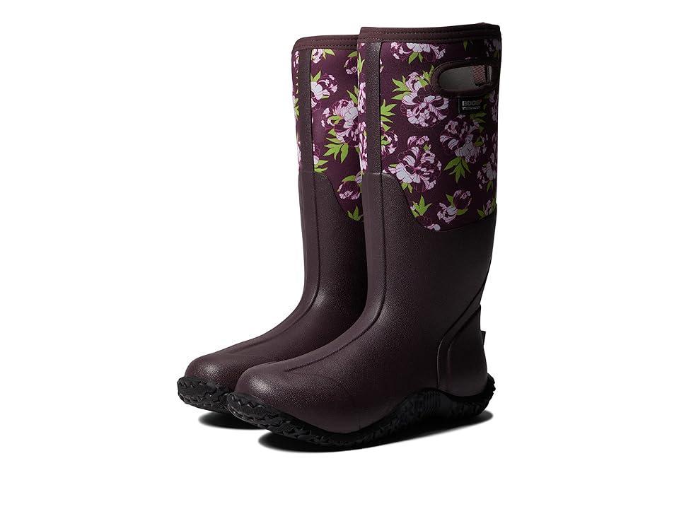 Bogs Mesa Peony Womens Waterproof Rain Boots Red Product Image