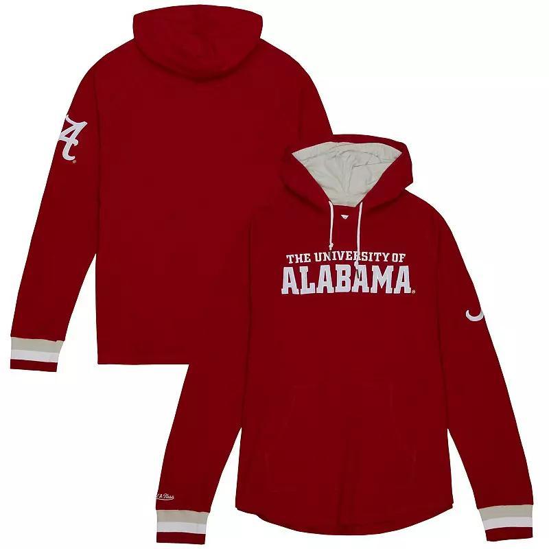 Mens Mitchell & Ness Crimson Alabama Crimson Tide Legendary Raglan Pullover Hoodie Product Image