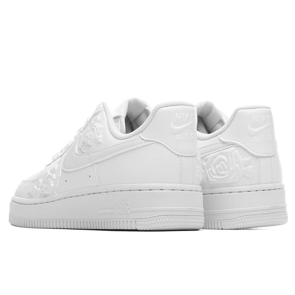 Women's Air Force 1 '07 'White Roses' - Triple White Female Product Image