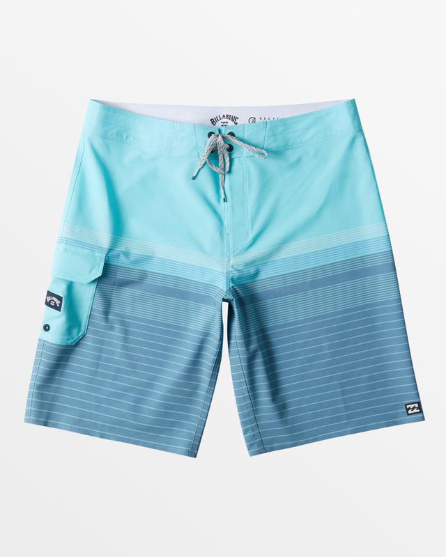 All Day Heather Stripe Pro 20" Boardshorts - Bay Blue Male Product Image