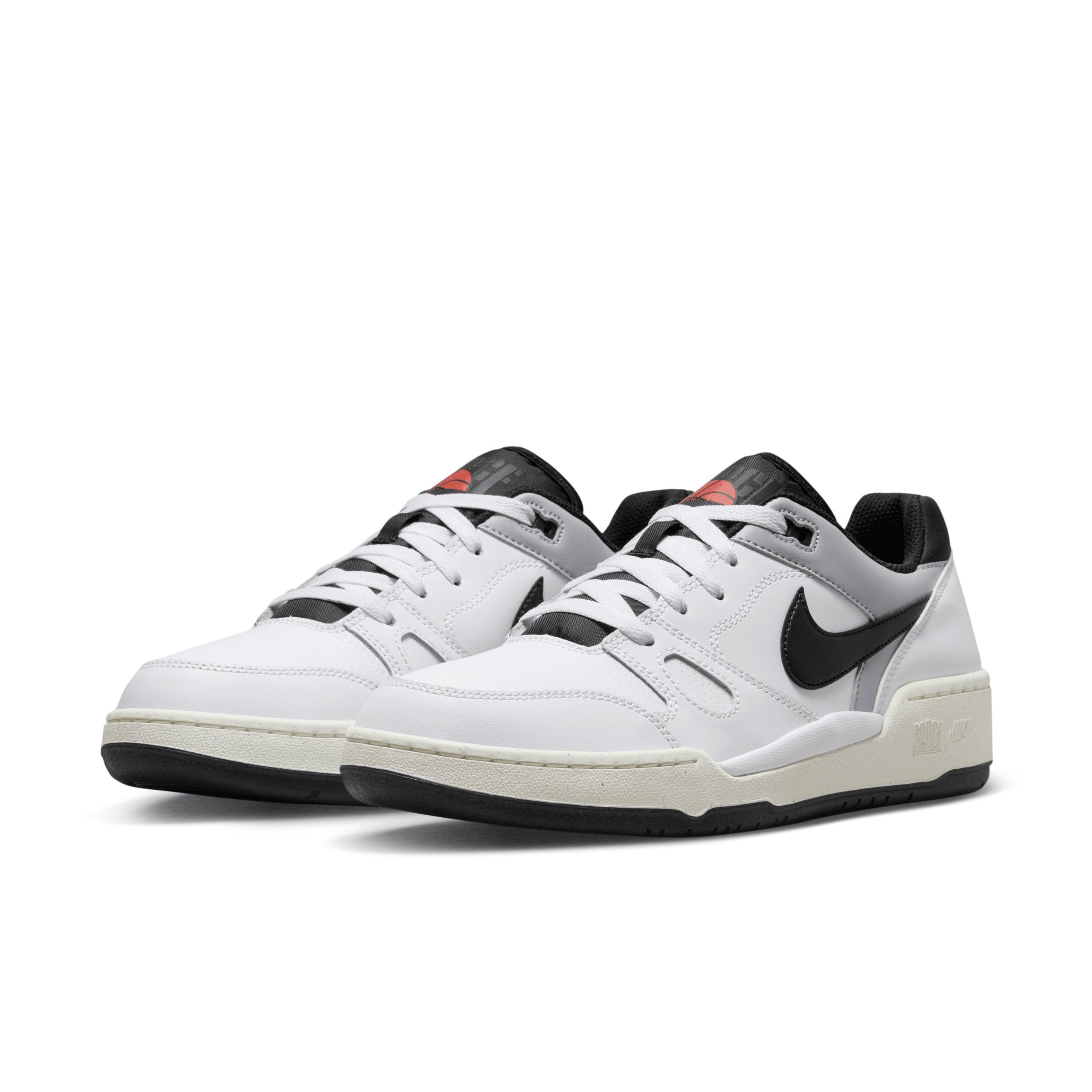 Nike Mens Full Force Low Casual Sneakers from Finish Line - White Product Image