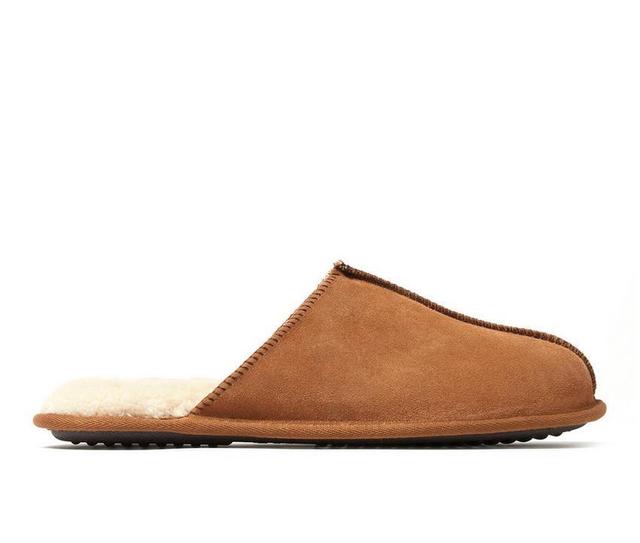 Dearfoams Bradford Denuine Suede Closed Toe Scuff Slippers Product Image