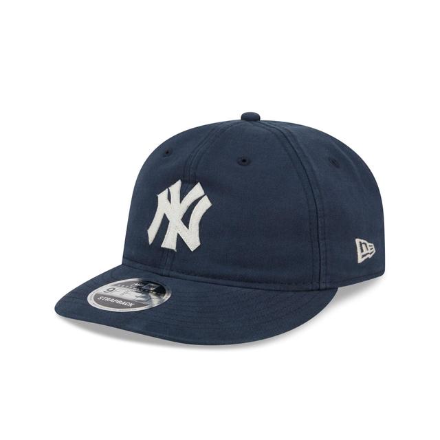 New York Yankees Canvas Felt Retro Crown 9FIFTY Adjustable Hat Male Product Image