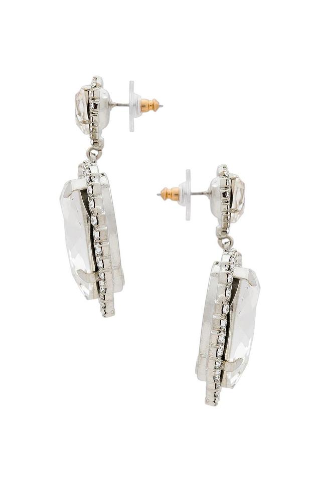 Jennifer Behr Cassandra Earring in Metallic Silver. Product Image