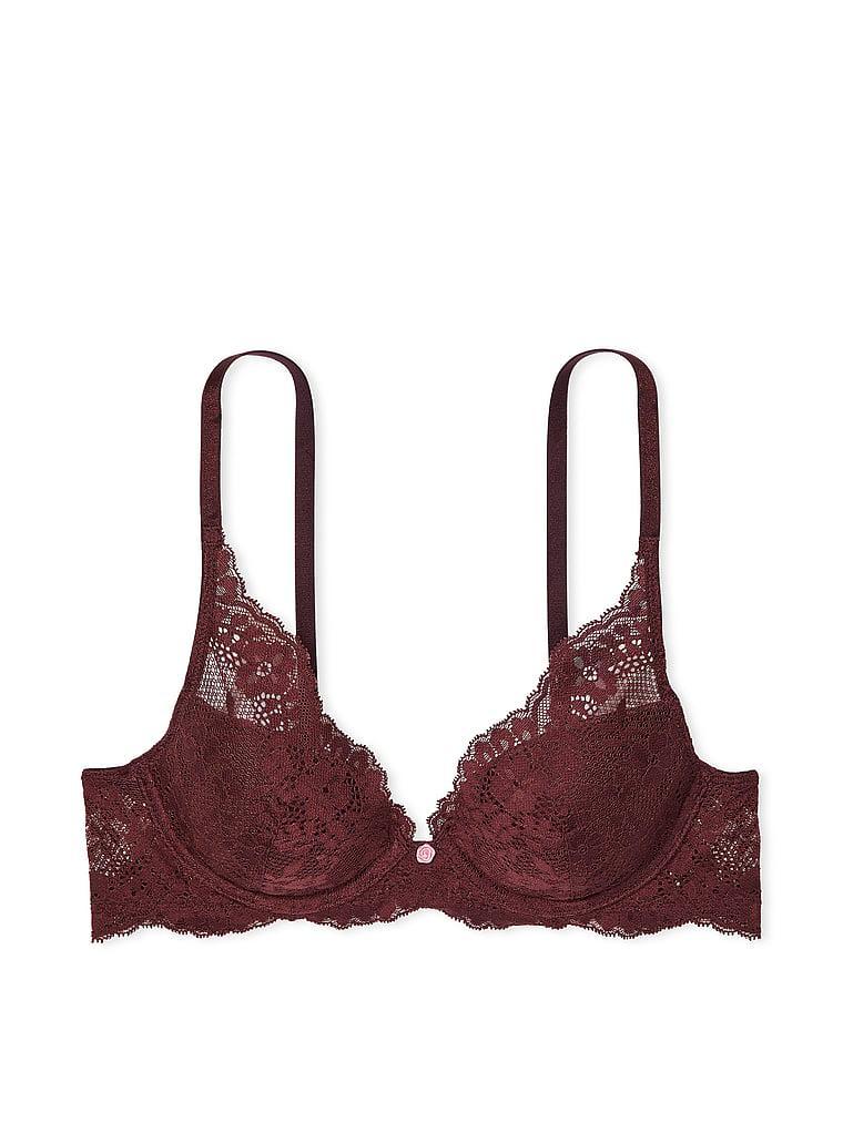 Lace Lightly Lined Plunge Bra Product Image