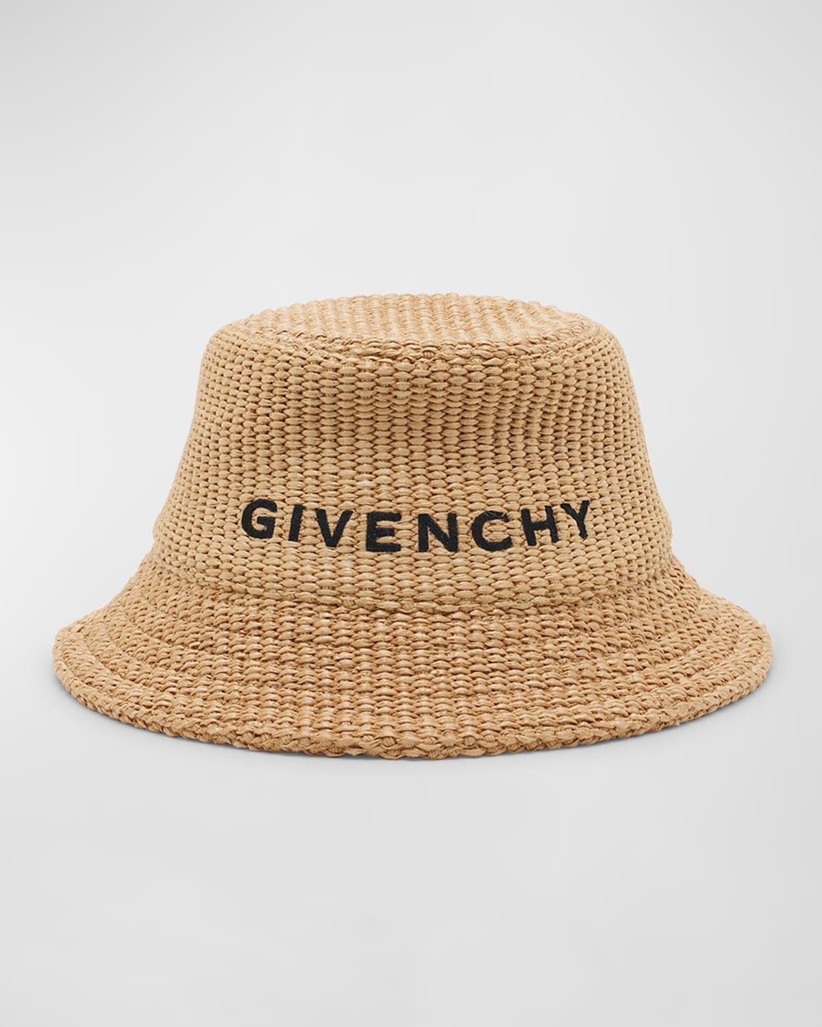 Womens Bucket Hat in Raffia Product Image