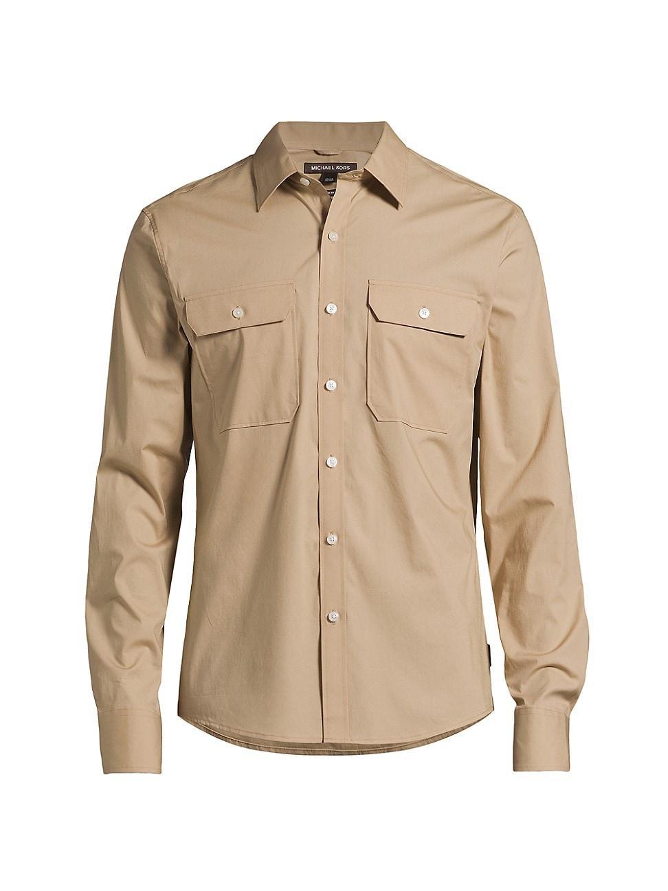 Mens Stretch-Cotton Slim-Fit Shirt Product Image