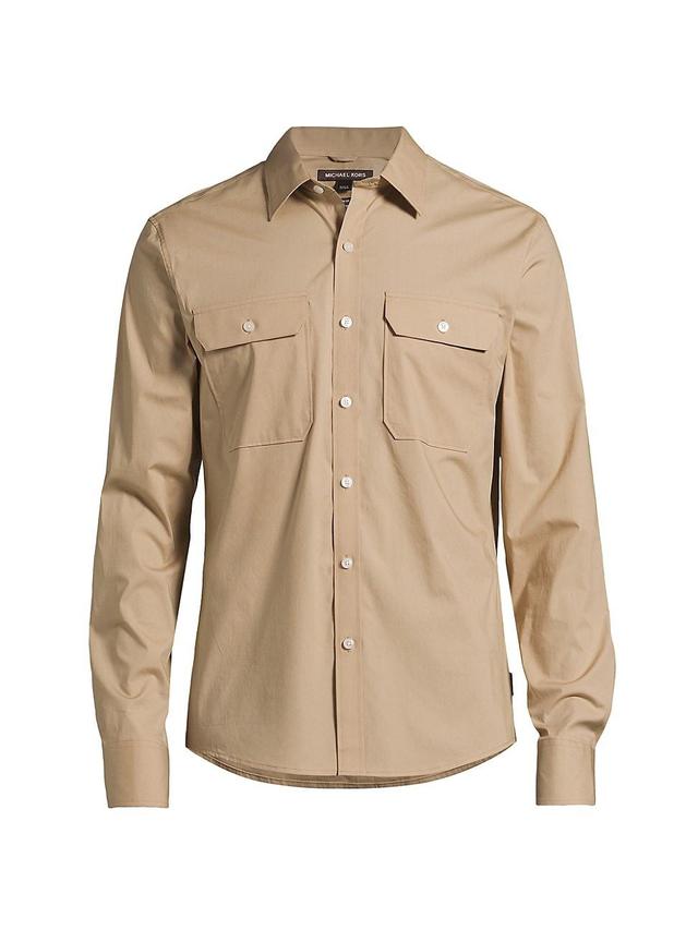 Mens Stretch-Cotton Slim-Fit Shirt Product Image