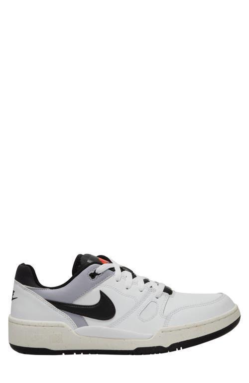 Nike Mens Nike Full Force Low - Mens Shoes White/Red Product Image