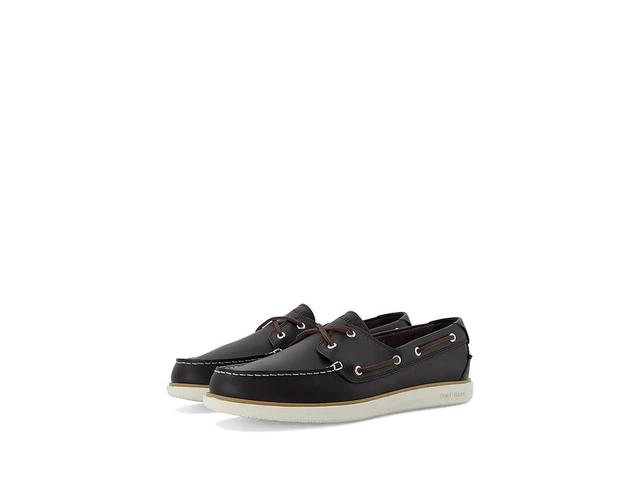 Cole Haan Grandpro Winward Boat Shoe (Dark Chocolate/Ivory) Men's Lace-up Boots Product Image