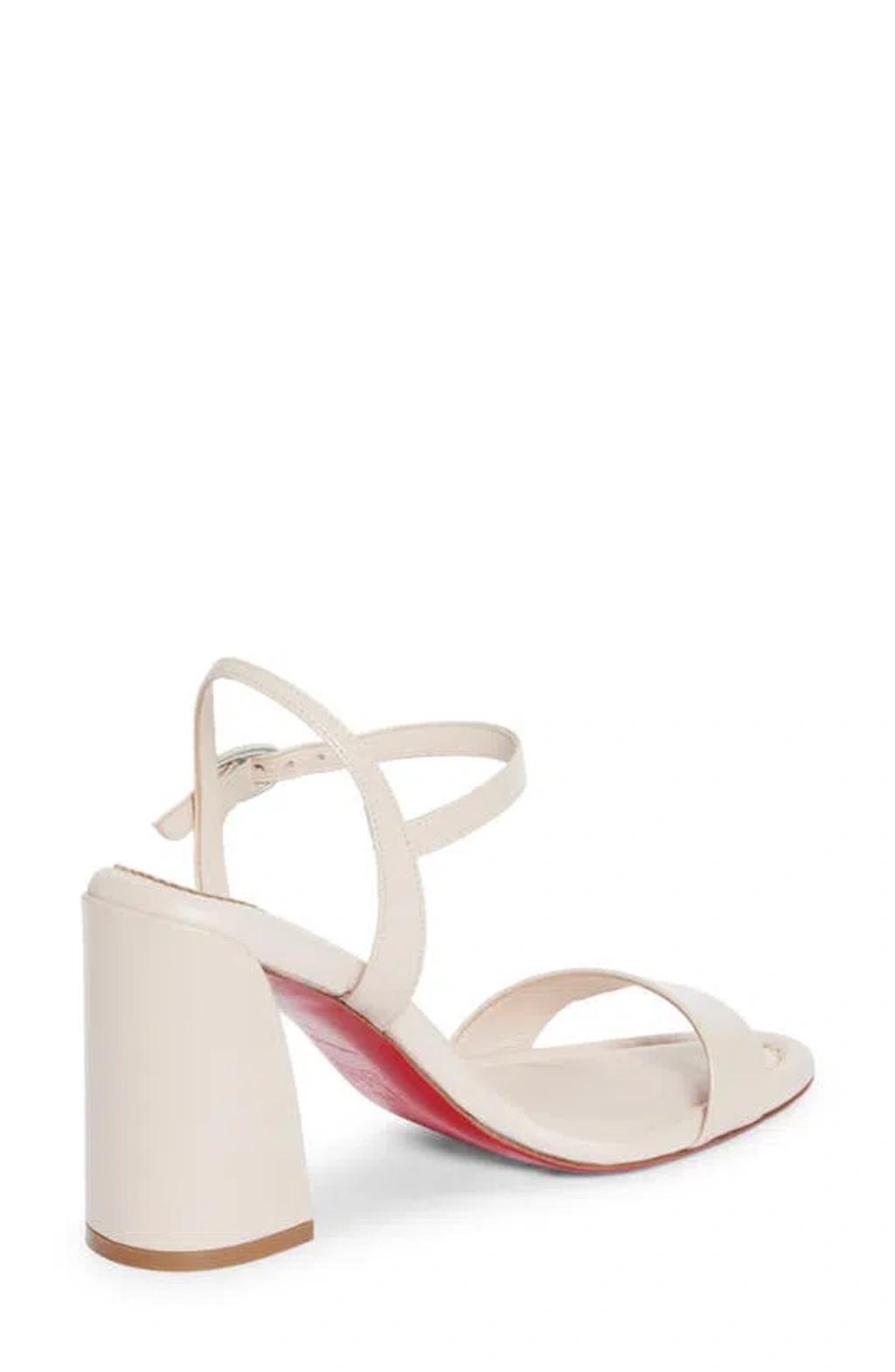 CHRISTIAN LOUBOUTIN Miss Jane Sandal In Leche Product Image