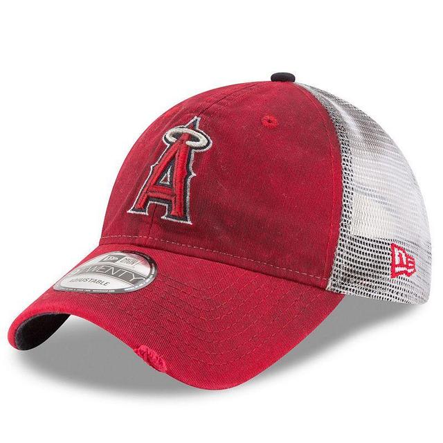 Mens New Era Los Angeles Angels Team Rustic 9TWENTY Adjustable Hat Product Image