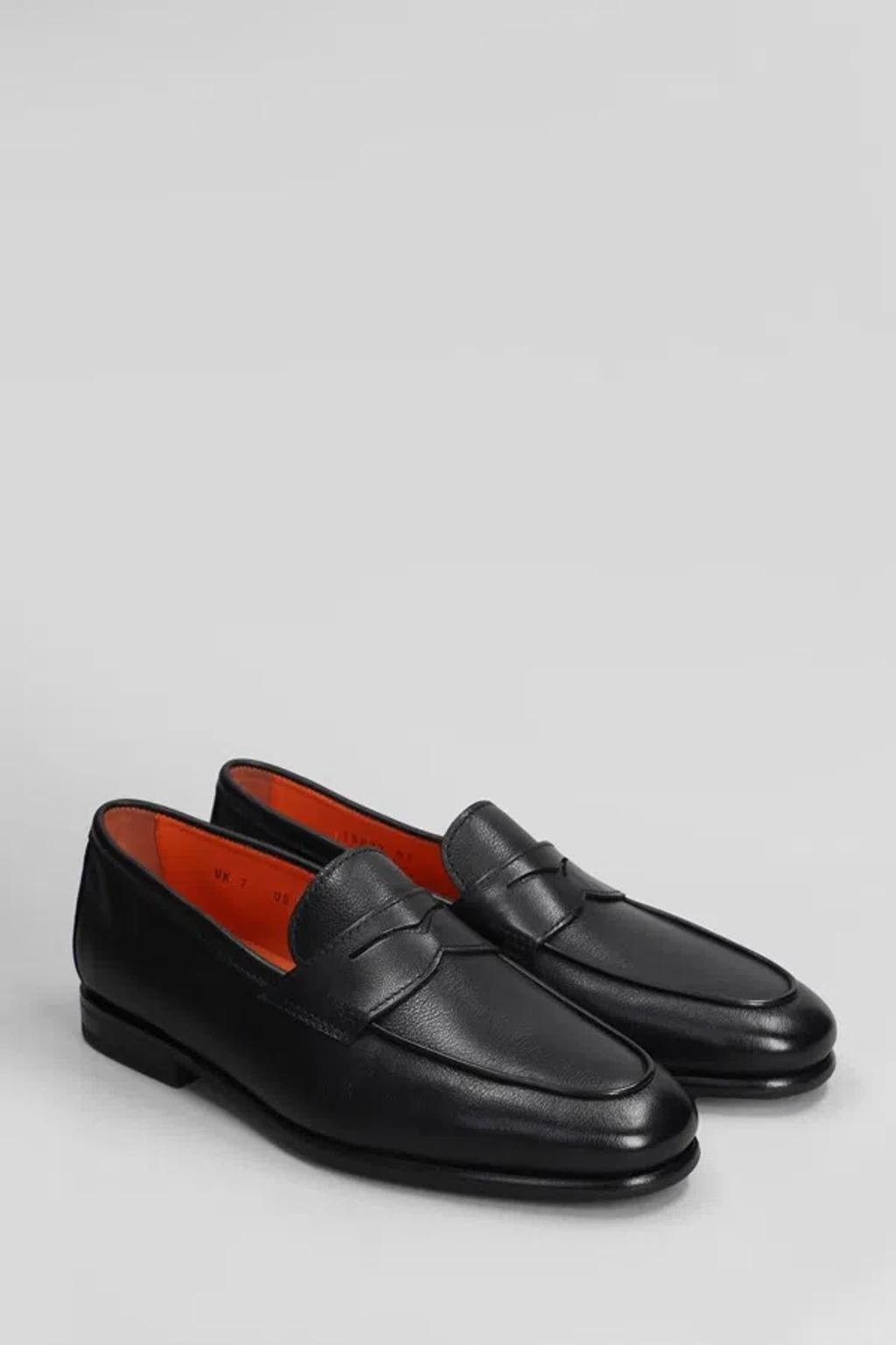 SANTONI Loafers In Black Product Image