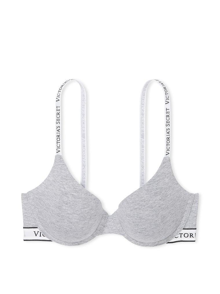 Lightly Lined Cotton Demi Bra Product Image