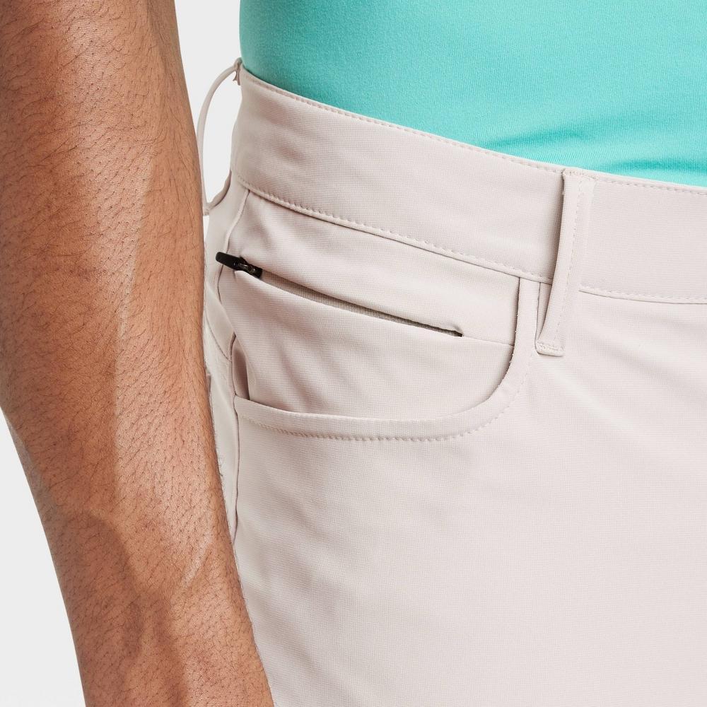 Mens Golf Pants - All In Motion Stone 32x30 Product Image