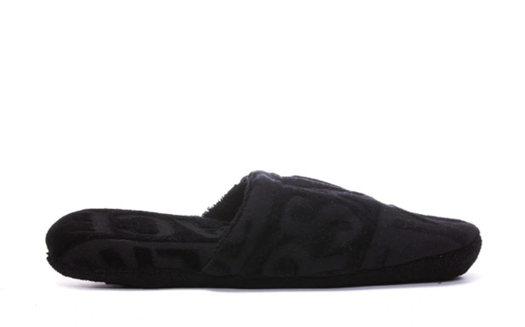 Logo Detailed Slippers In Black Product Image