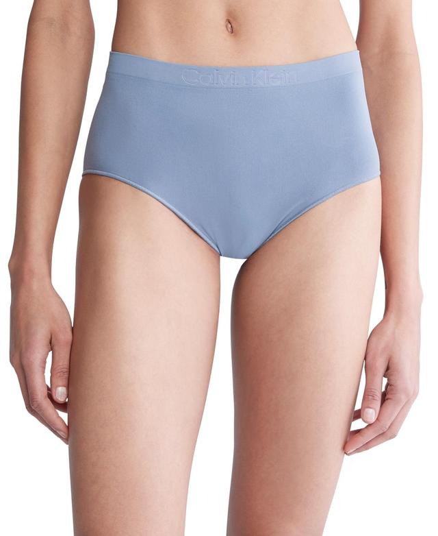 Calvin Klein Womens Bonded Flex Seamless High-Rise Bikini Brief Underwear QD5160 Product Image