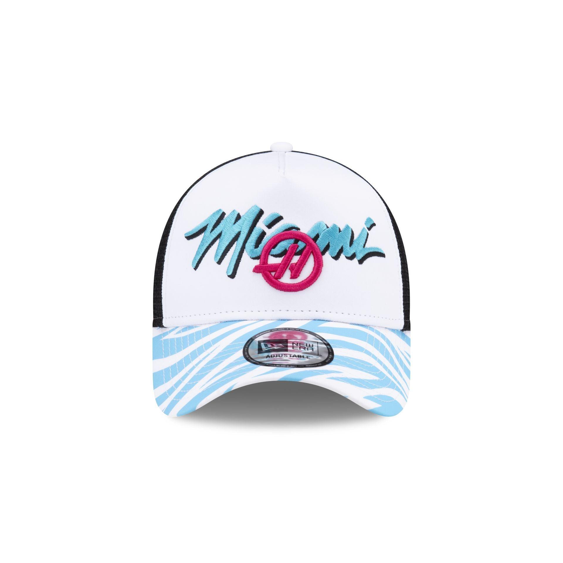 2024 Miami Race Special MoneyGram Haas F1 Team 9FORTY A-Frame Trucker Hat Male Product Image