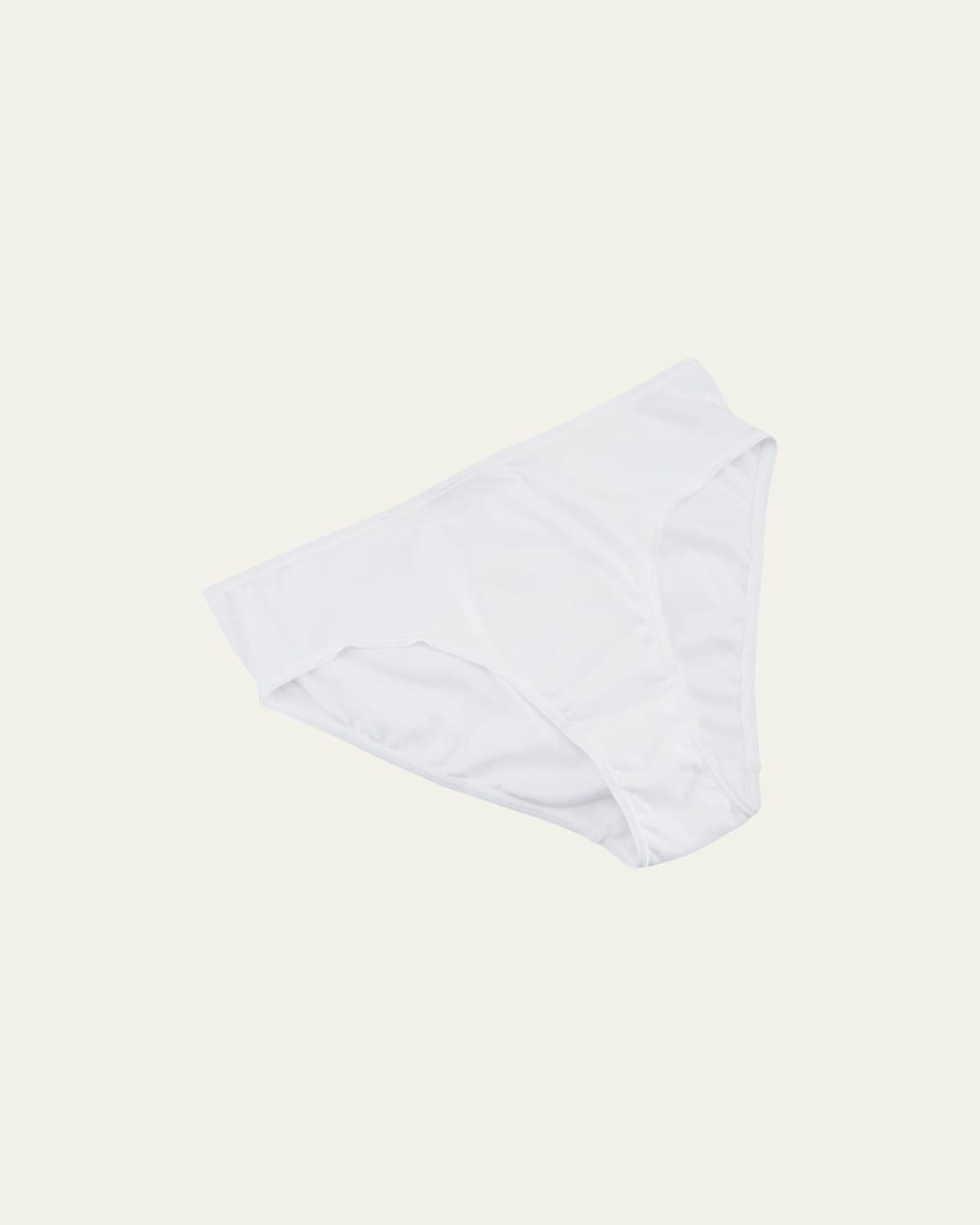 Womens Cotton Seamless High-Cut Full Brief Product Image