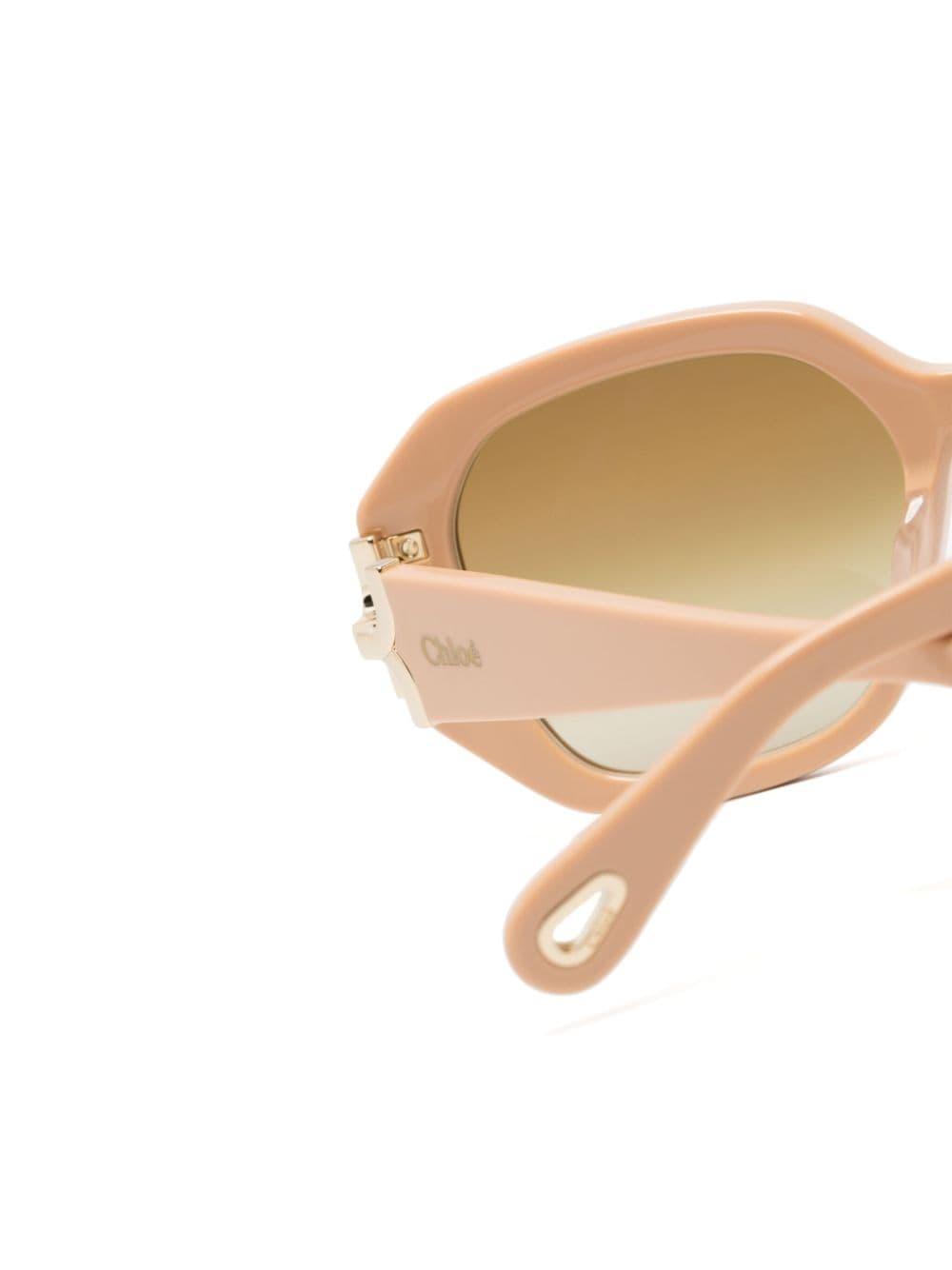 Marcie Oversize-frame Sunglasses In Nude Product Image