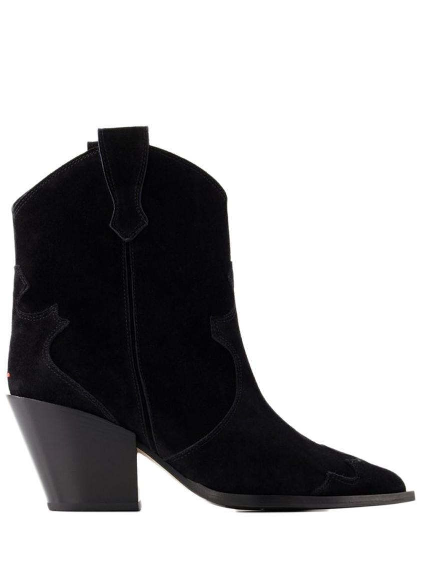 Albi Ankle Boots -  - Leather - Black Product Image