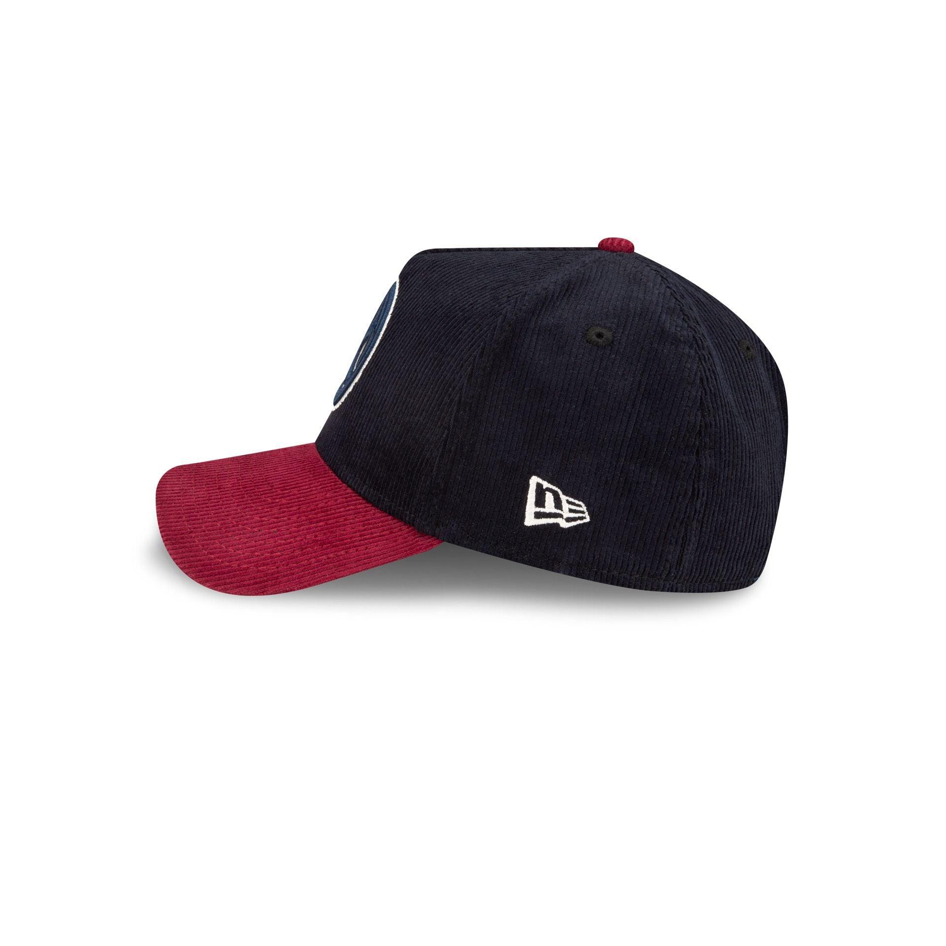 Denver Nuggets Navy Corduroy 9FORTY A-Frame Snapback Hat Male Product Image