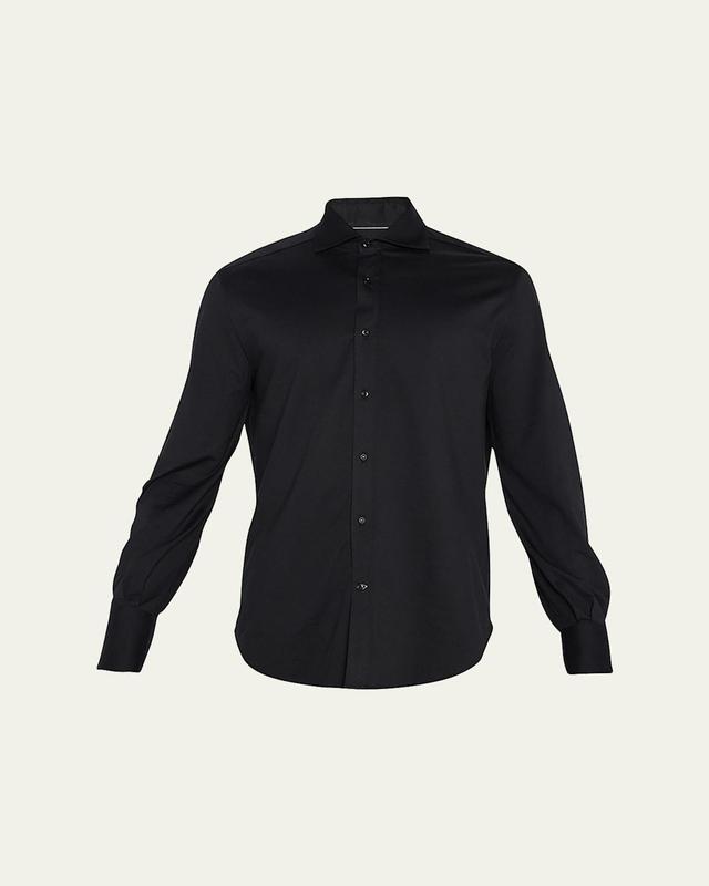 Mens Jersey Knit Sport Shirt Product Image