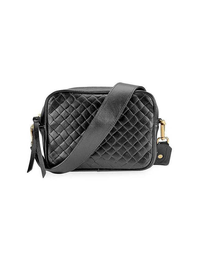 Womens Madison Quilted Leather Crossbody Bag Product Image