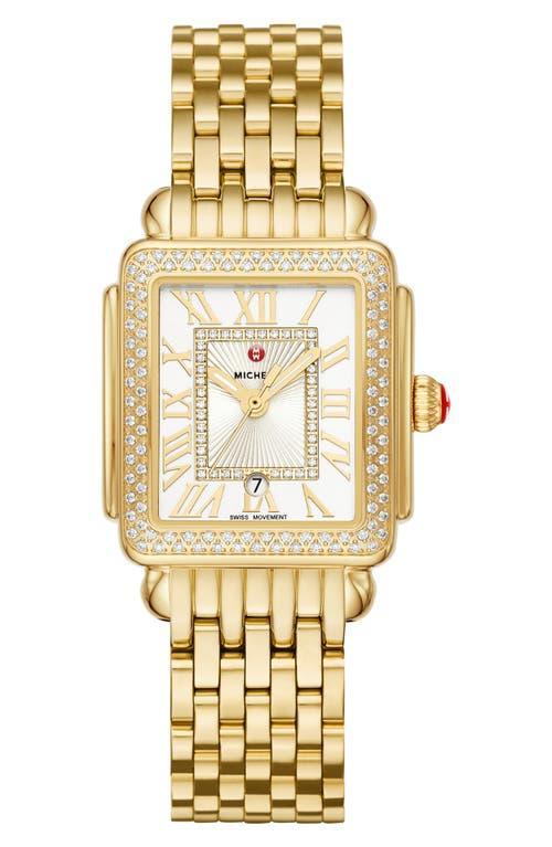 Womens Deco Madison Mid Two-Tone 148 Diamond Bracelet Watch Product Image