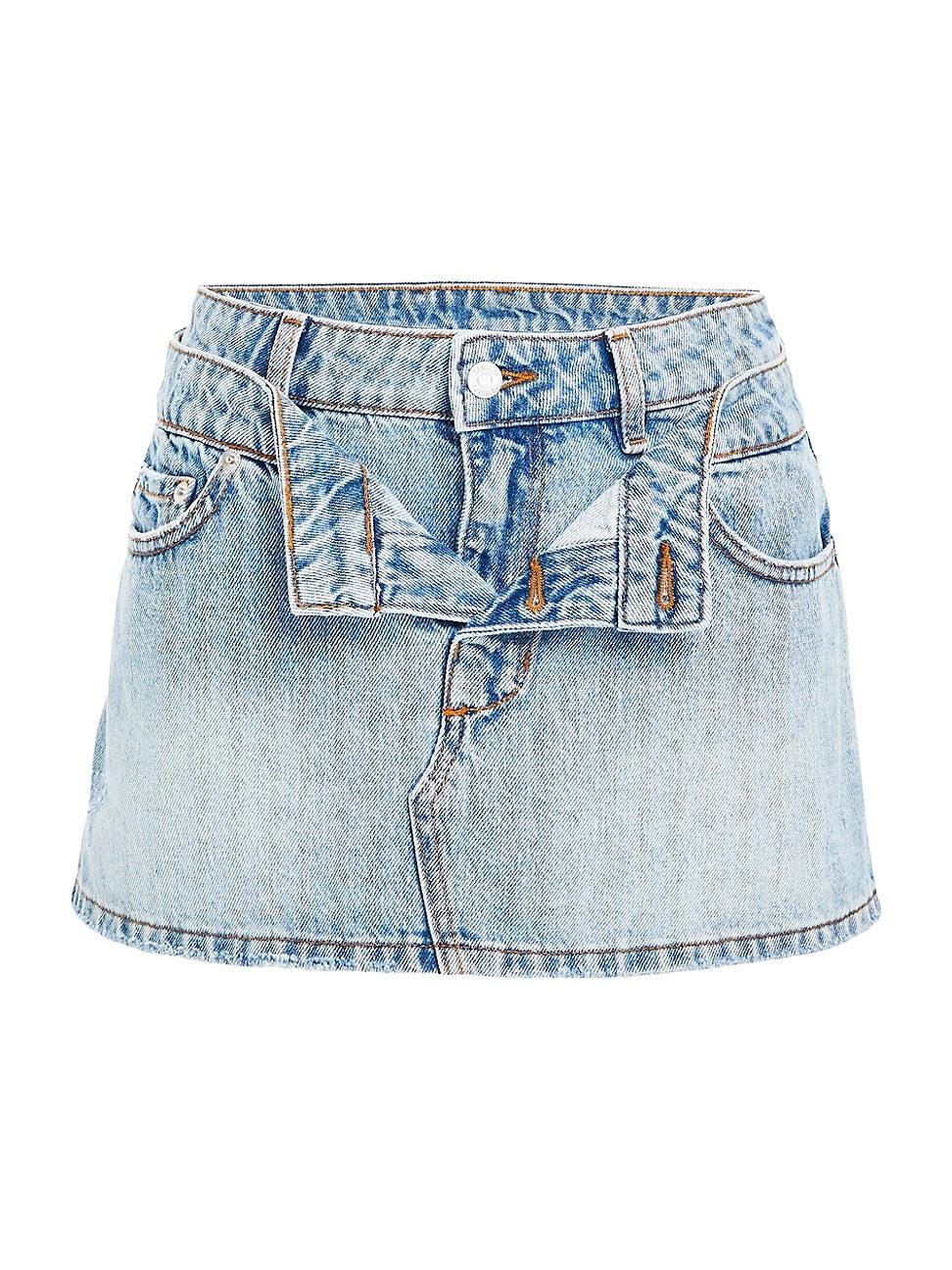 Womens Kat Denim Skirt Product Image