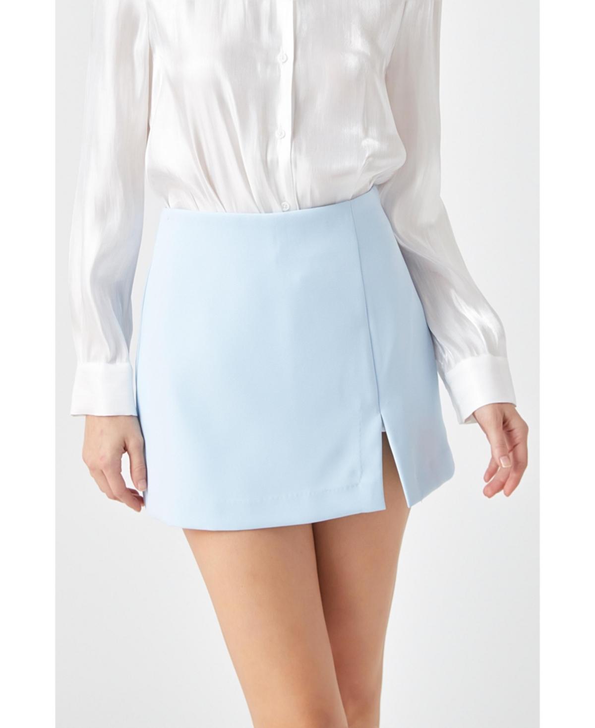 English Factory Slit Detail Skort Product Image