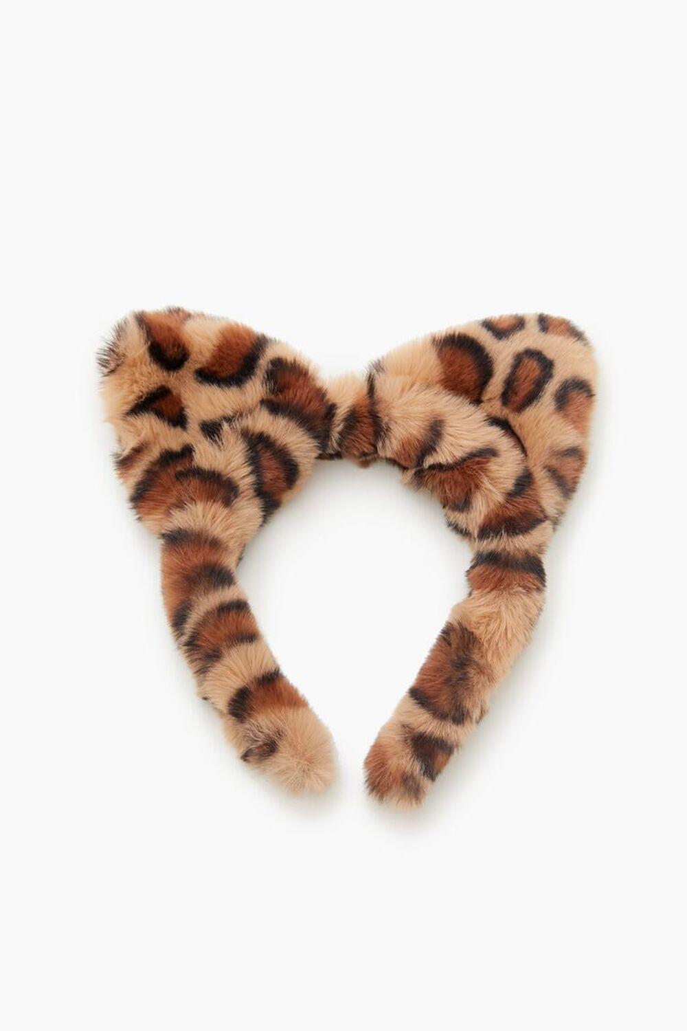 Leopard Headband Necklace & Tail Set | Forever 21 Product Image