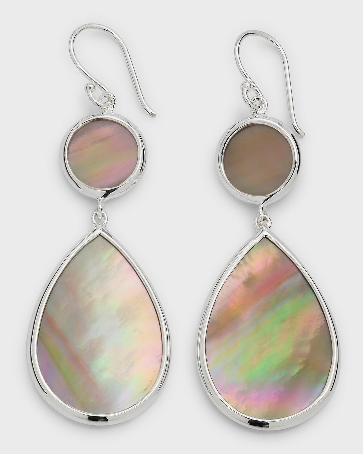 Ippolita Sterling Silver Rock Candy Mother of Pearl Dot & Teardrop Drop Earrings Product Image