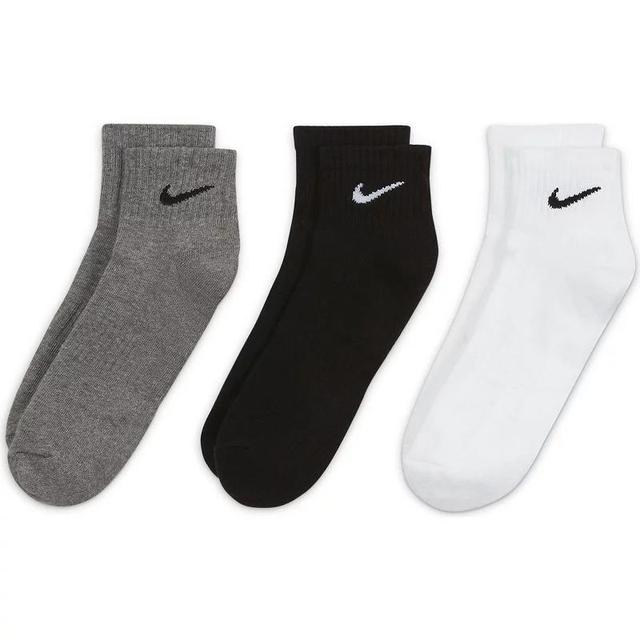 Mens Nike 3-pack Everyday Cushion Quarter Training Socks Product Image