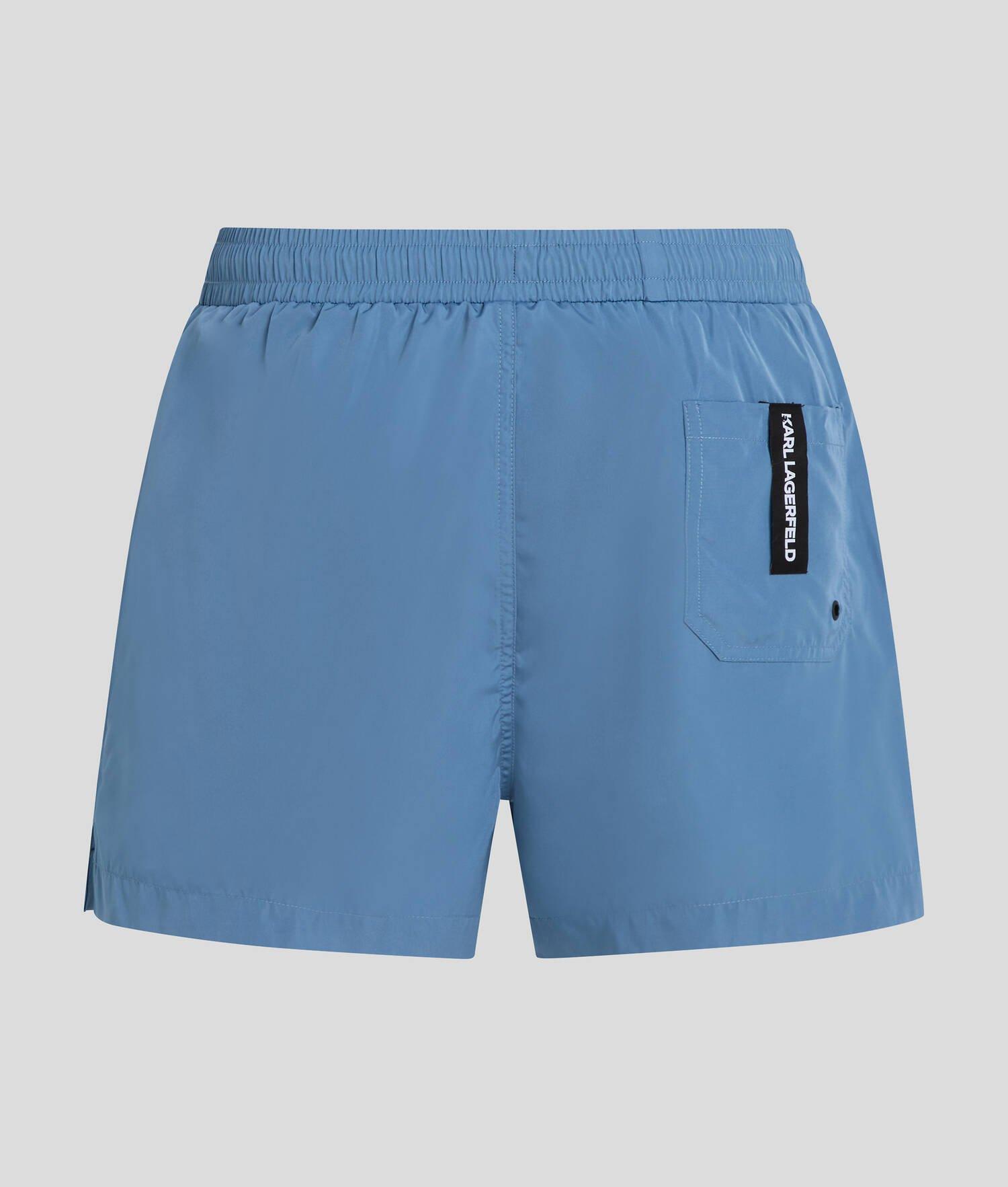 METALLIC KARL LOGO SHORT-LENGTH BOARDSHORTS Product Image