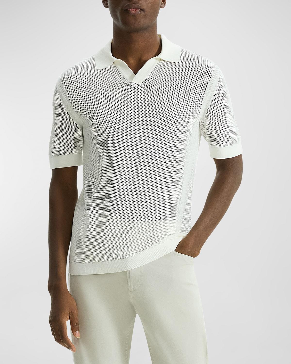 Mens Cairn Knit Polo Shirt Product Image