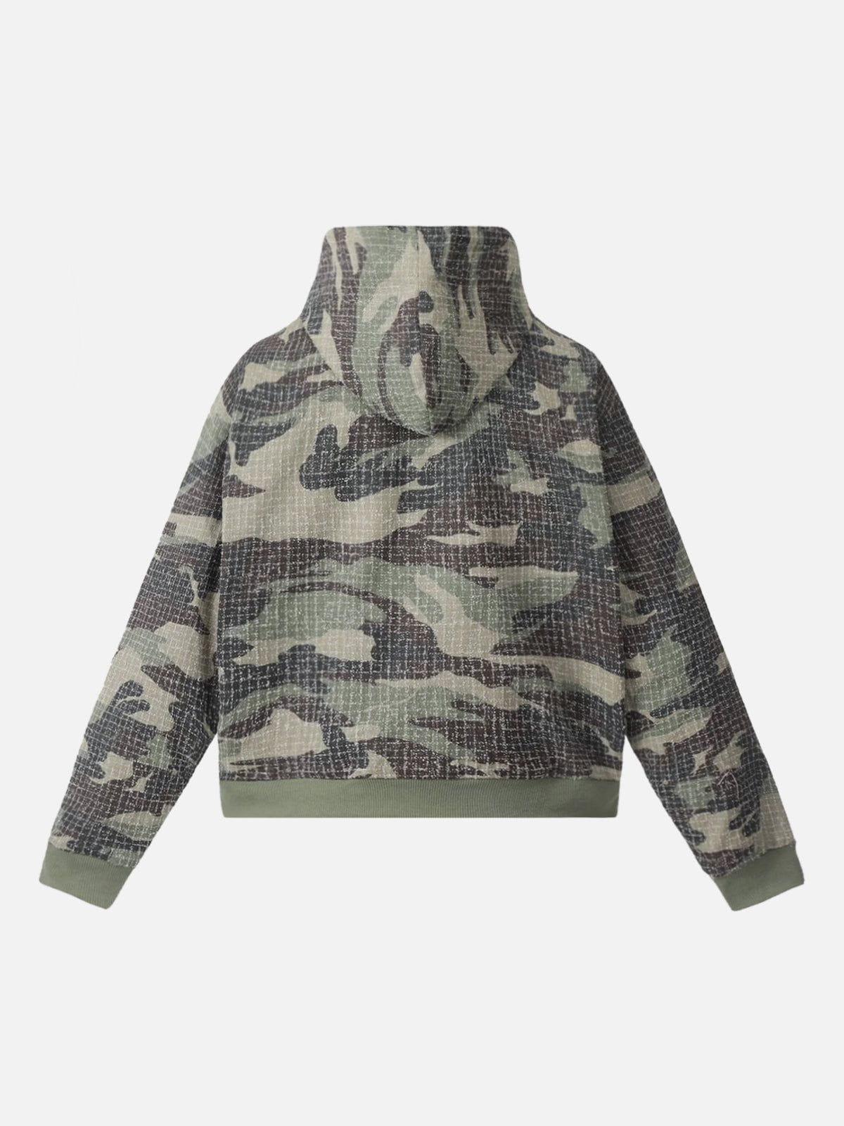 Aelfric Eden Camouflage Zip Up Hoodie Product Image