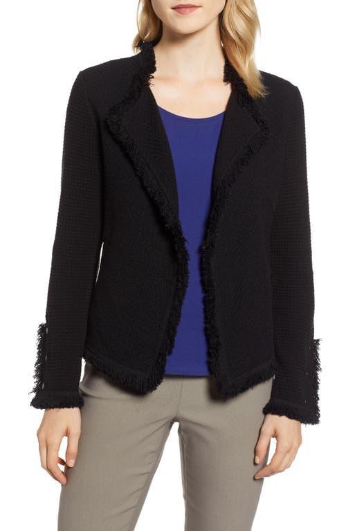 NIC+ZOE Fringe Mix Jacket (Mist) Women's Coat Product Image