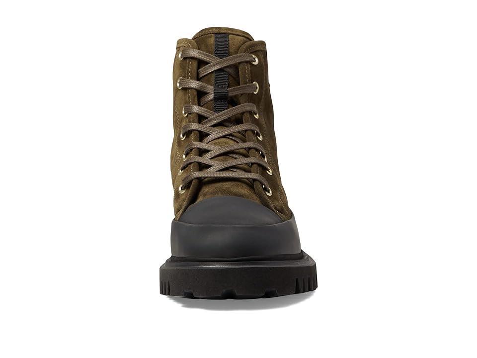 AllSaints Myla Suede Boot (Khaki Green/Black) Women's Boots Product Image