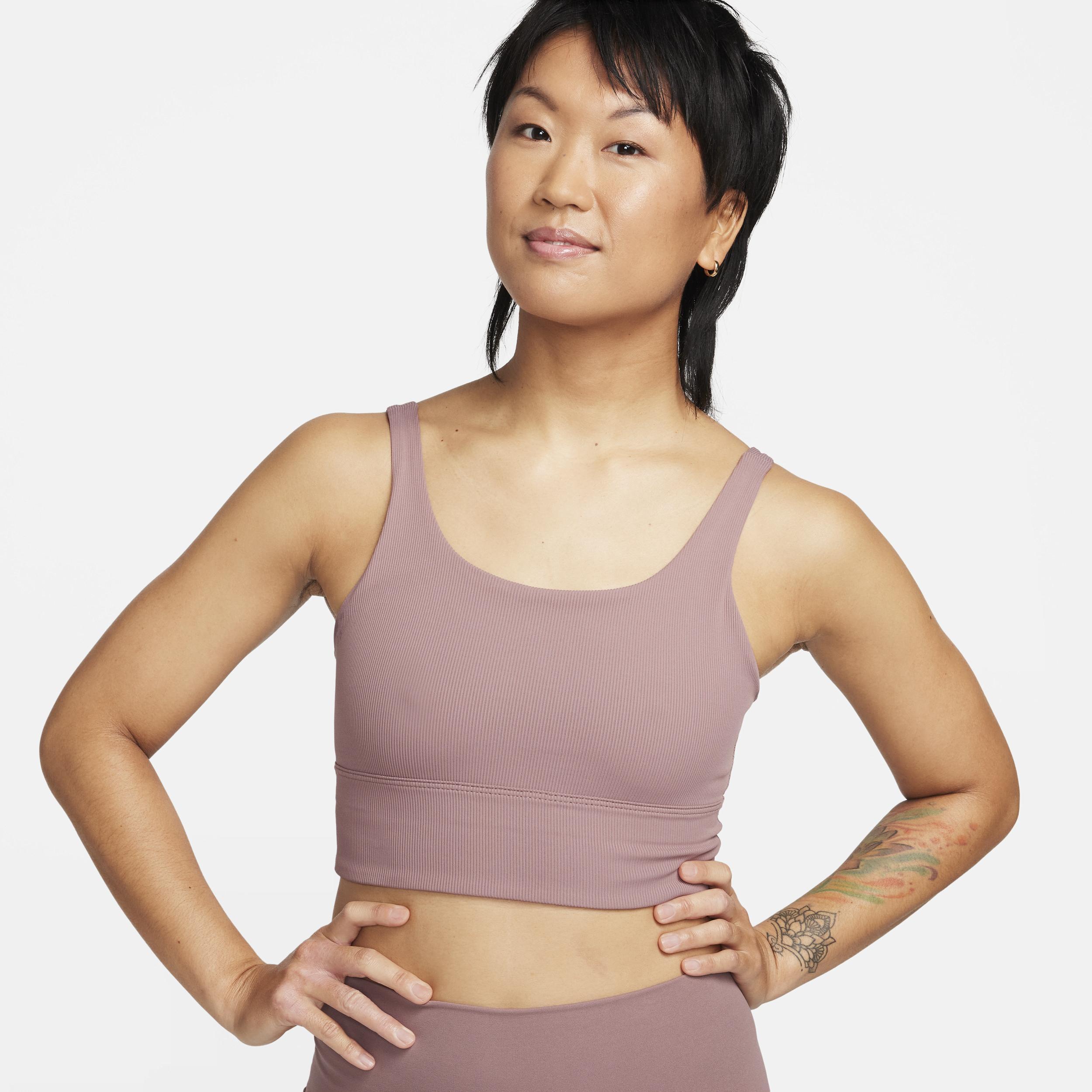 Nike Women's Zenvy Rib Light-Support Non-Padded Longline Sports Bra Product Image