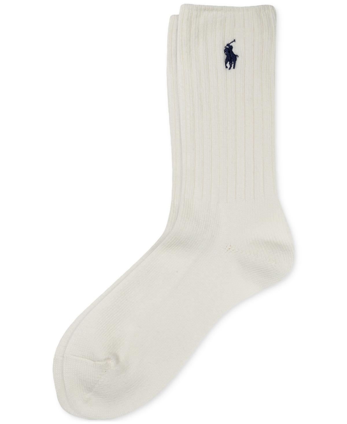 Polo Ralph Lauren Womens Classic Ribbed Crew Socks Product Image