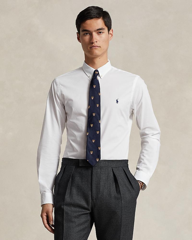 Polo Ralph Lauren Slim Fit Long Sleeve Poplin Button Down Shirt Product Image