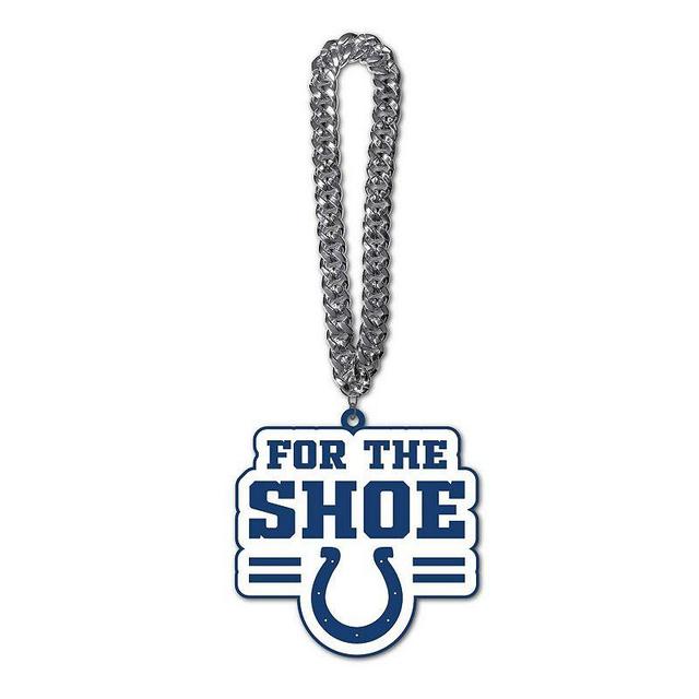 MOJO Indianapolis Colts Slogan Fan Chain Necklace, Mens, White Product Image