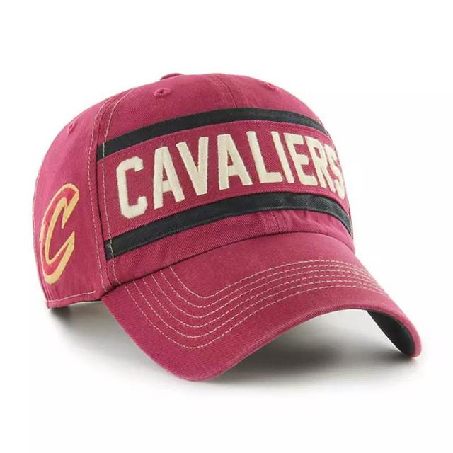 Mens 47 Brand Wine Distressed Cleveland Cavaliers Quick Snap Clean Up Adjustable Hat Product Image