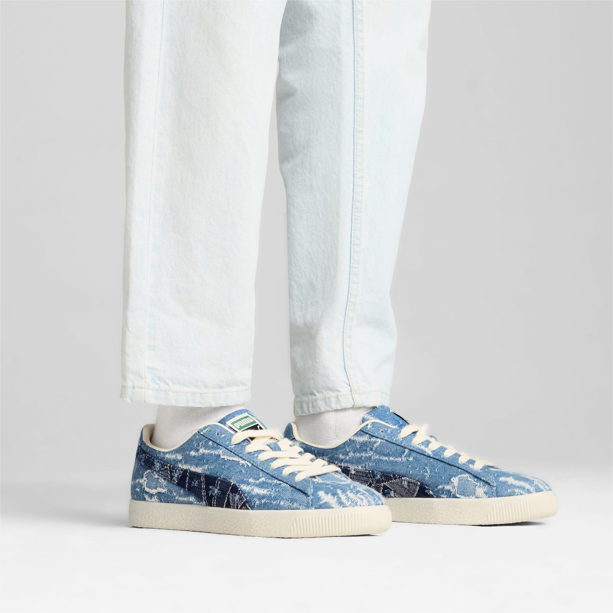 Clyde Denim Sneakers Product Image