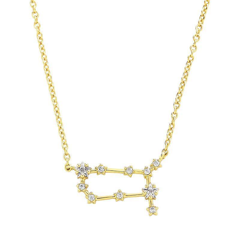 MC Collective Cubic Zirconia Constellation Necklace, Womens, 14k Gold Tone Sagittar Product Image